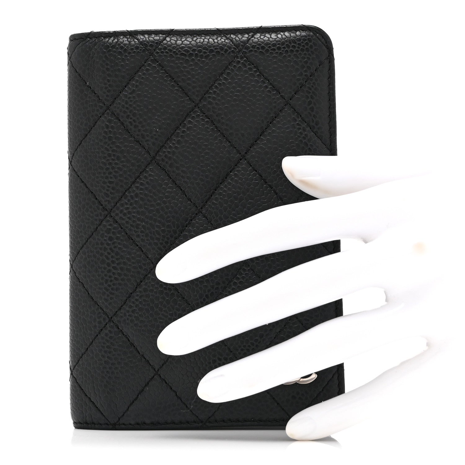 Chanel Caviar Quilted Agenda Cover Black