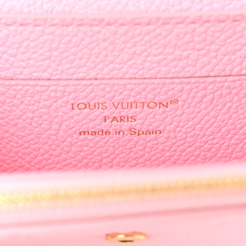 Louis Vuitton Empreinte Rosalie Coin Purse Cotton Candy Pink