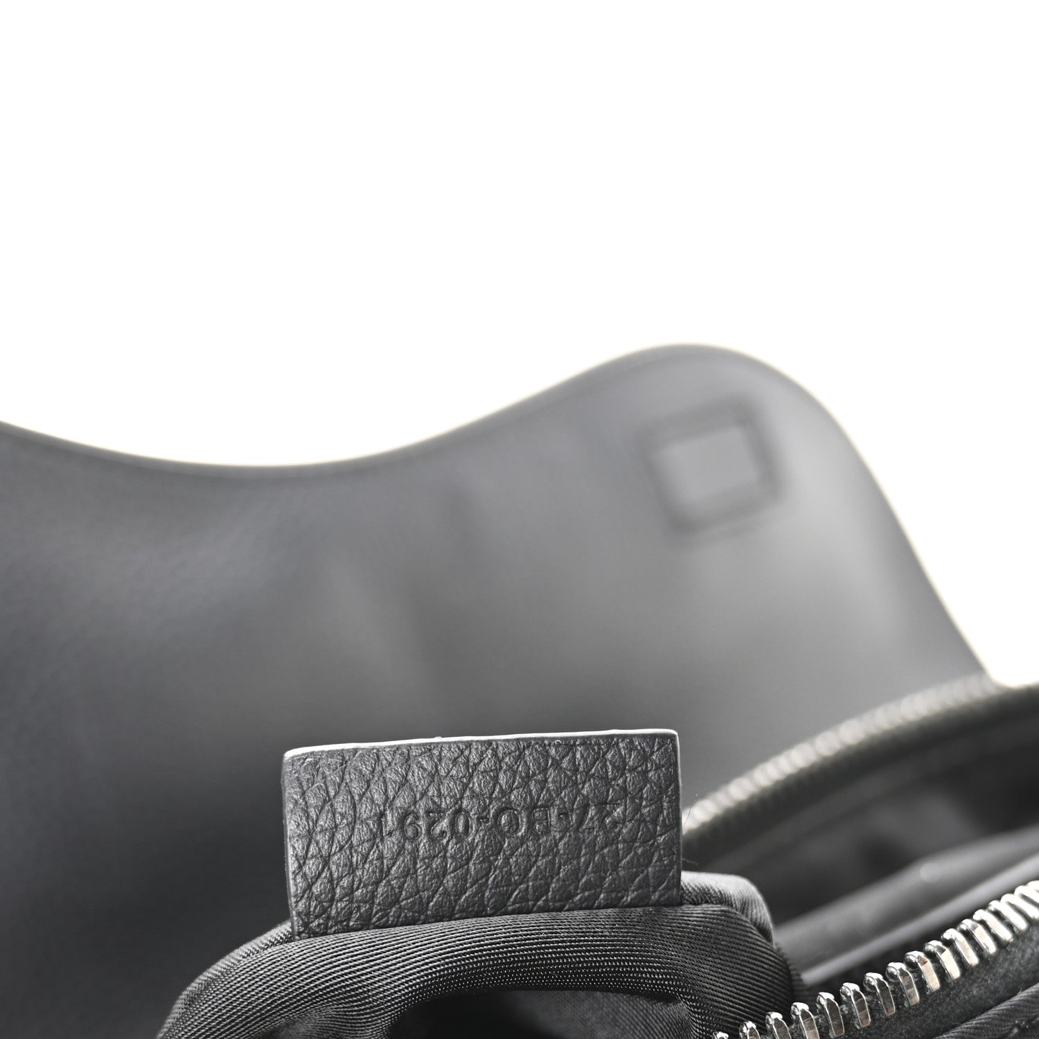 Christian Dior Nylon Grained Calfskin Saddle Bag Black Multicolor