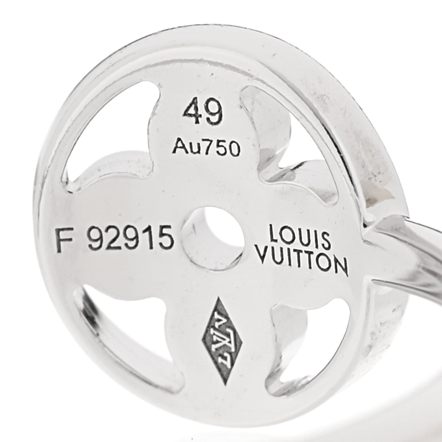 Louis Vuitton 18K Yellow Pink White Gold Diamond Idylle Blossom Ring 3 Set 49 4.75