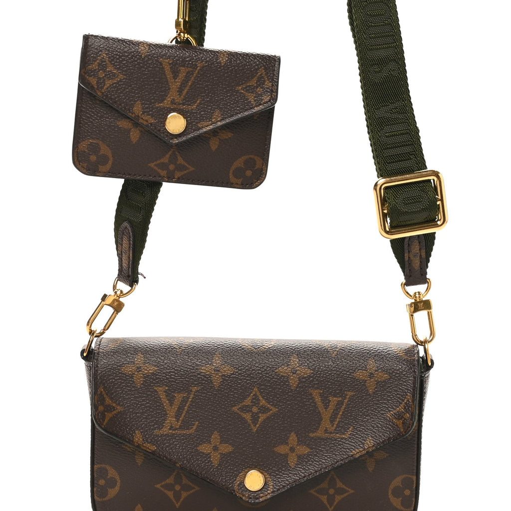 Louis Vuitton Monogram Felicie Strap & Go Kaki