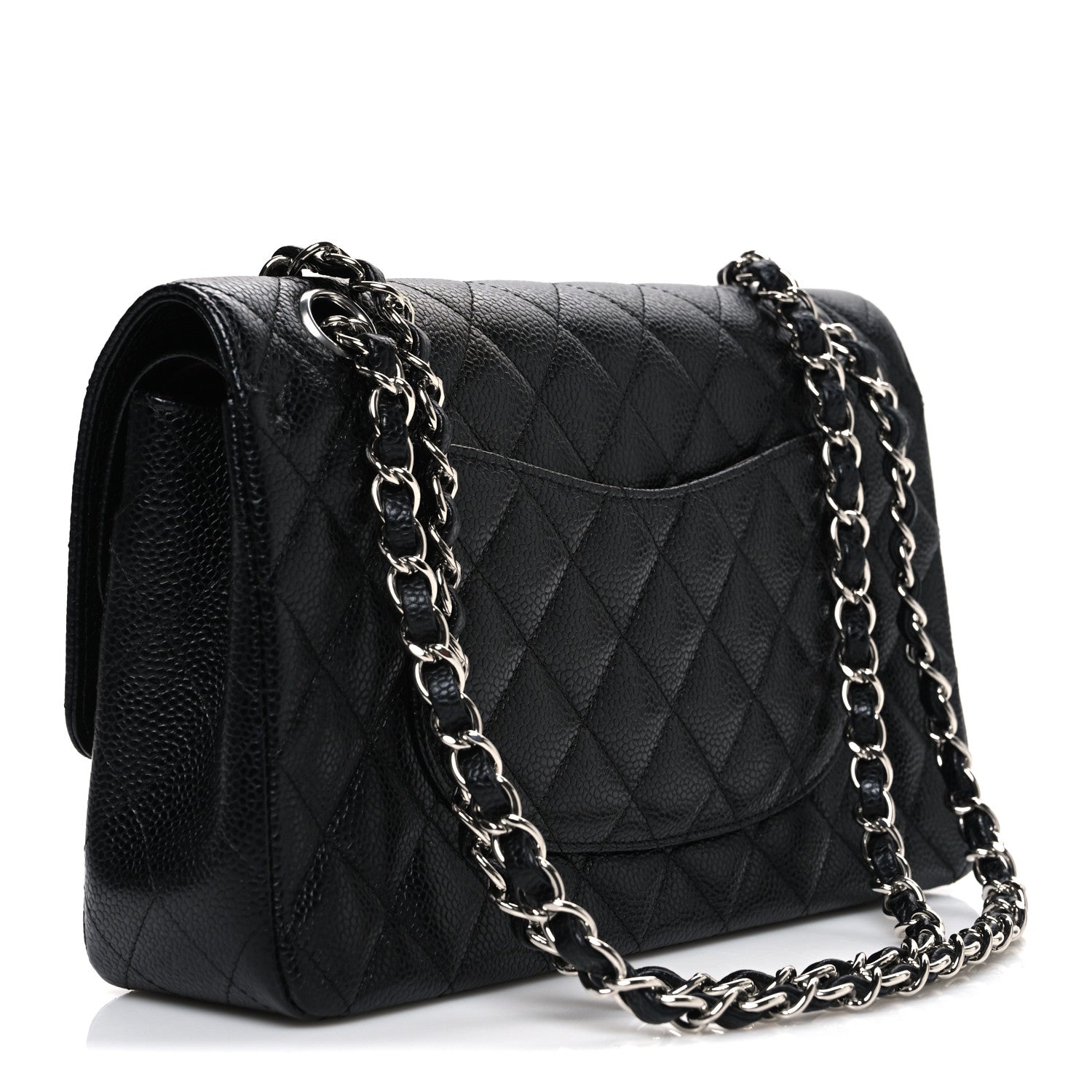 Chanel Caviar Quilted Medium Double Flap Black