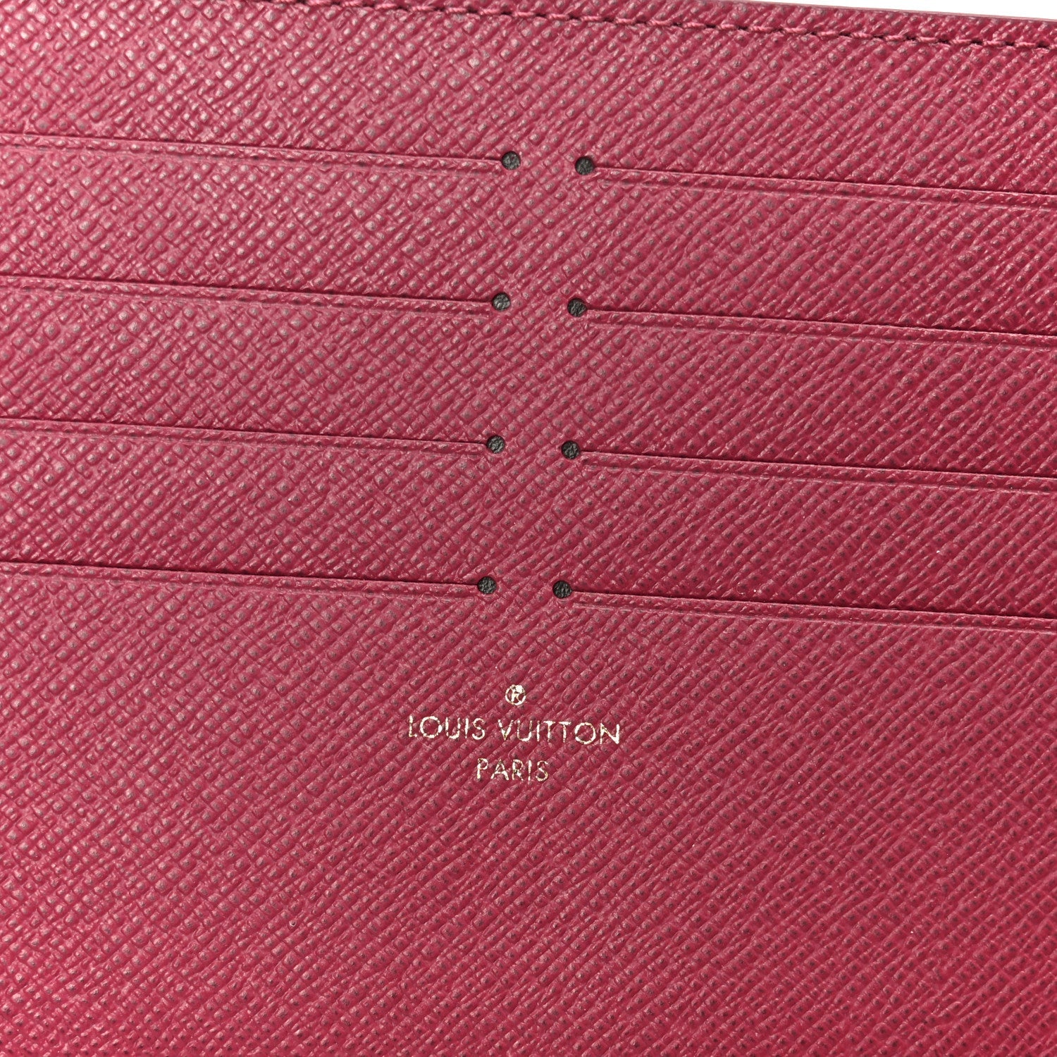 Louis Vuitton Monogram Pochette Felicie Chain Wallet Fuchsia