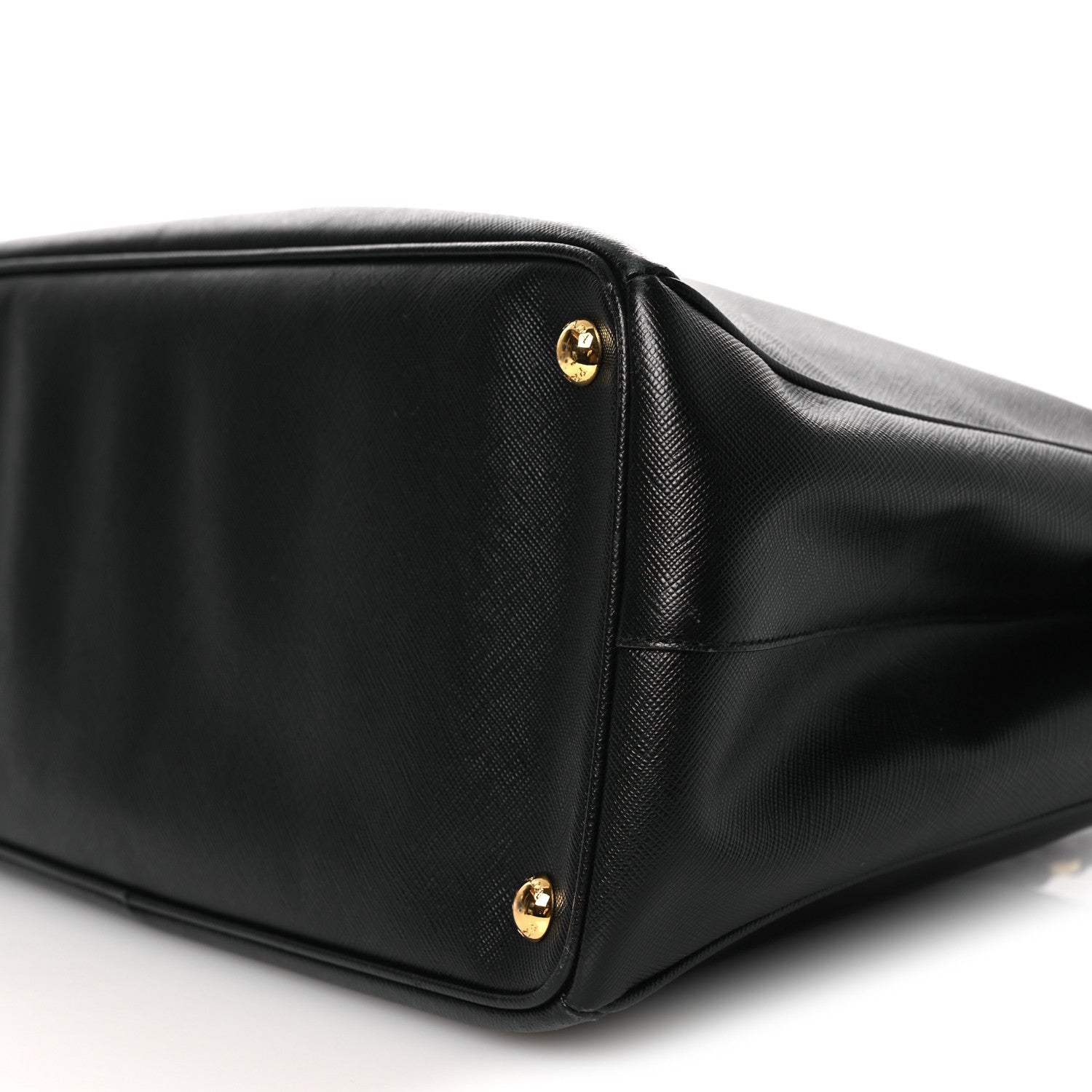 Prada Saffiano Large Galleria Double Zip Tote Black
