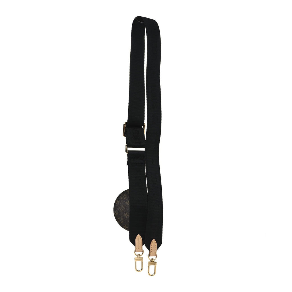 Louis Vuitton Monogram Multi Pochette Accessories Bandouliere Shoulder Strap Black
