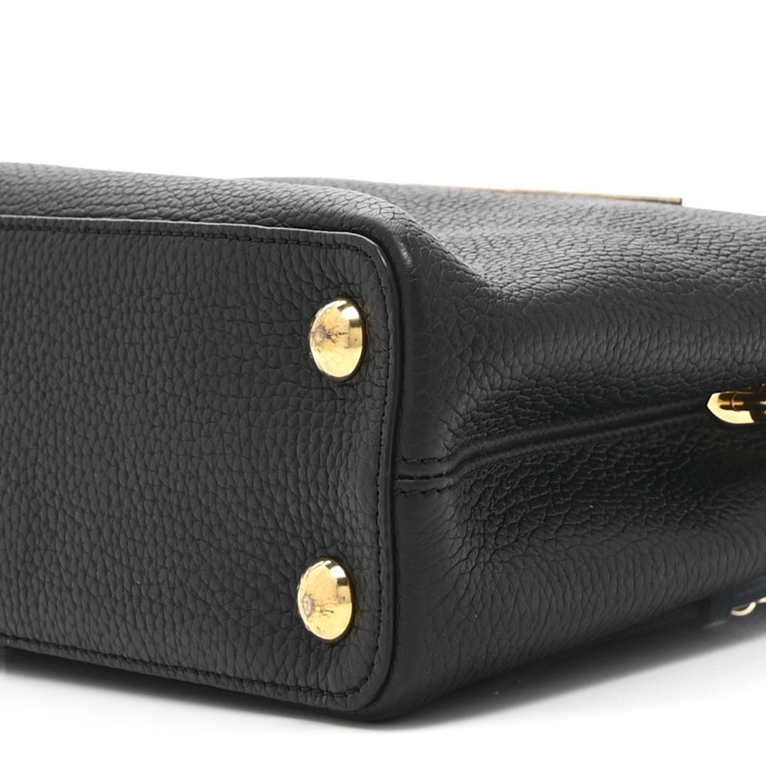 Louis Vuitton Taurillon Capucines BB Black General Blue