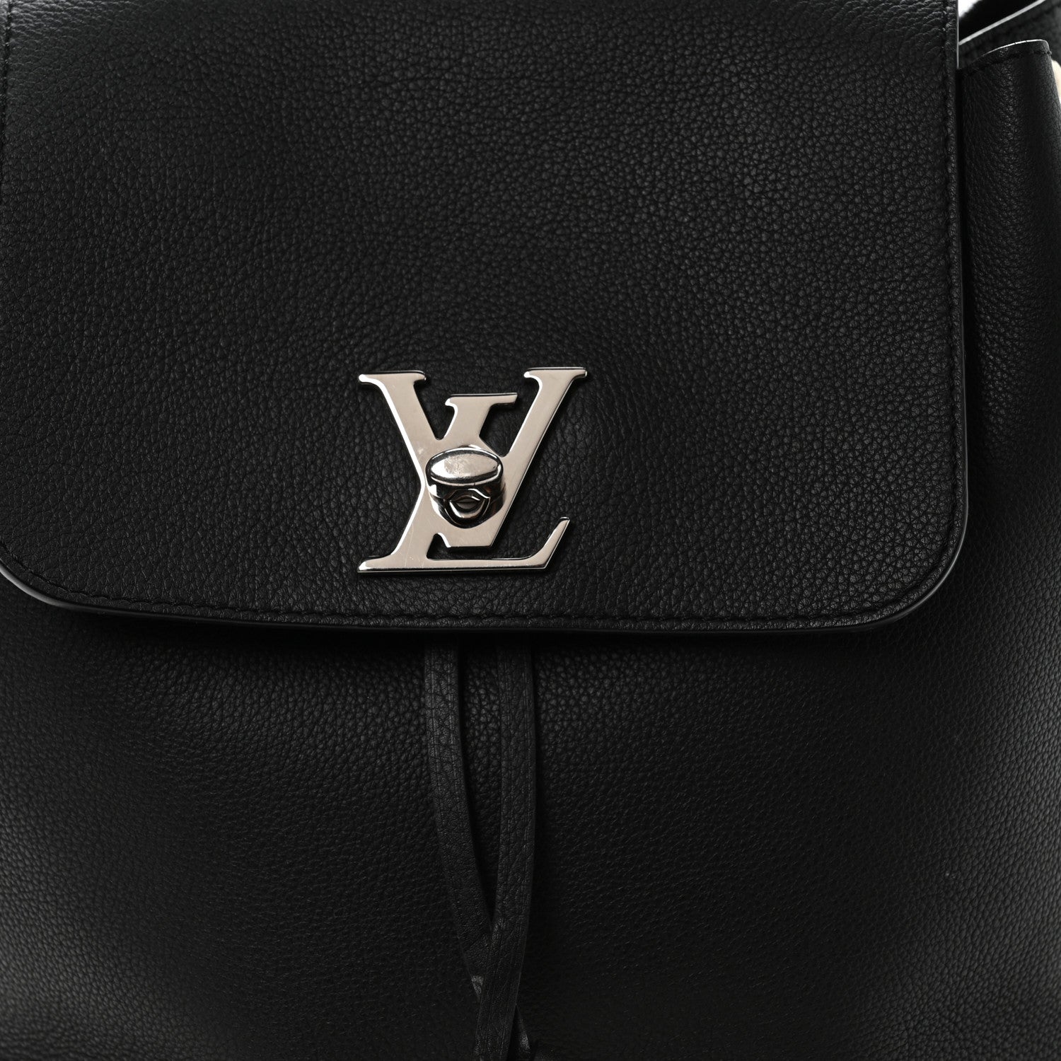 Louis Vuitton Calfskin Lockme Backpack Black