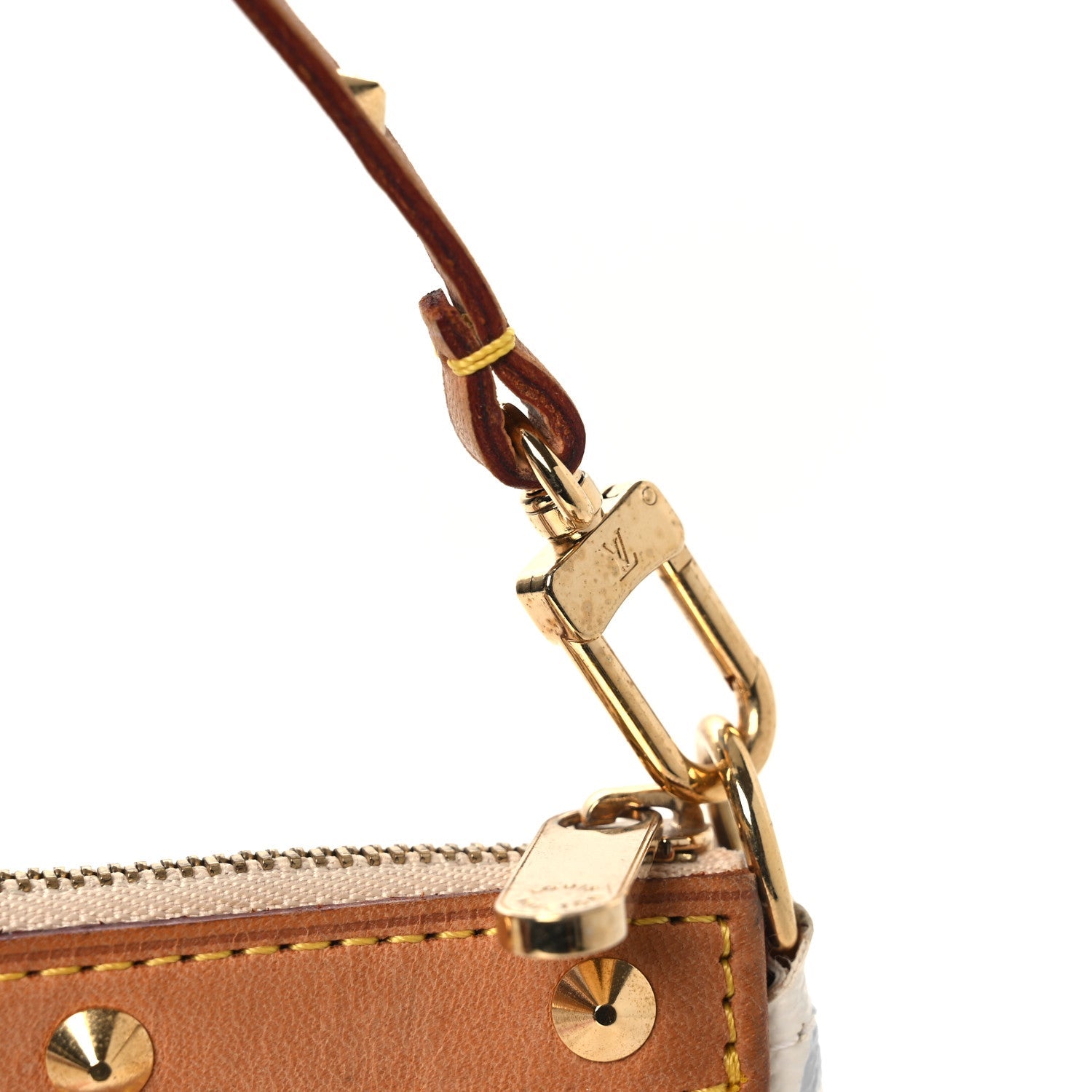 Louis Vuitton Monogram Multicolor Pochette Accessories White