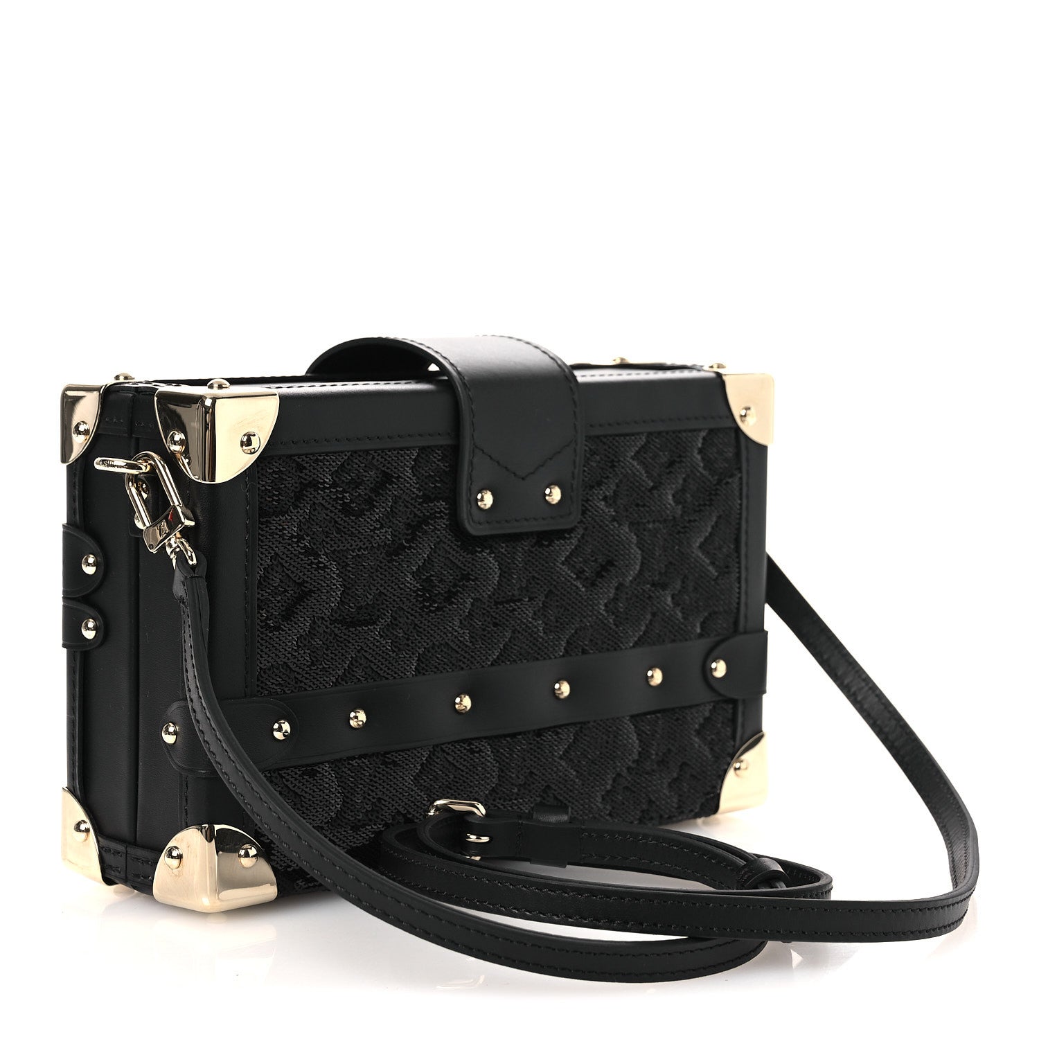Louis Vuitton Sequins Petite Malle Black