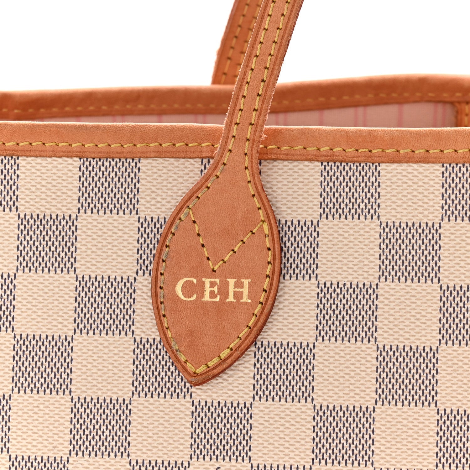 Louis Vuitton Damier Azur Neo Neverfull GM Rose Ballerine