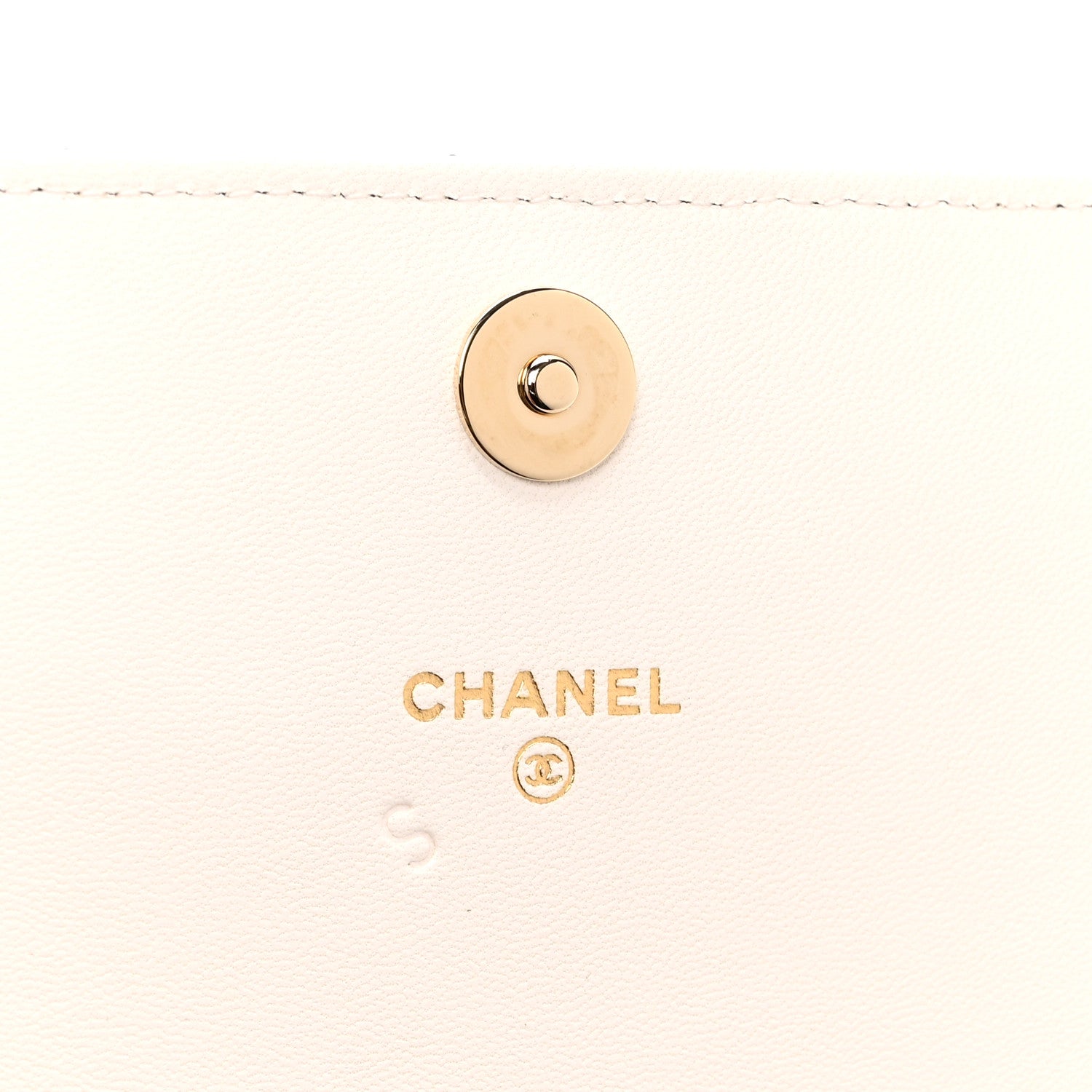 Chanel Lambskin Quilted Book Wallet On Chain WOC Black