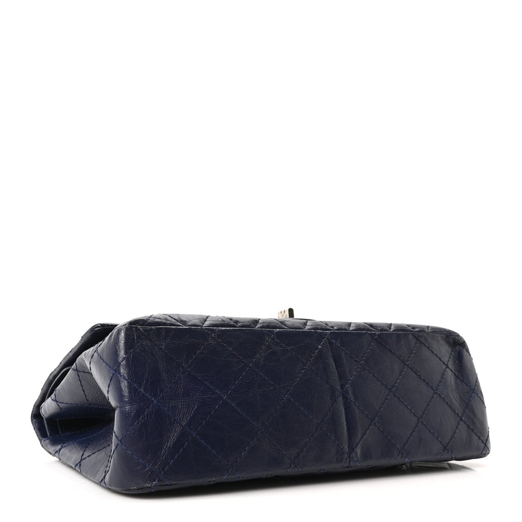 Chanel Aged Calfskin Quilted 2.55 Reissue 226 Flap Dark Blue