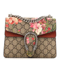 Gucci GG Supreme Monogram Blooms Mini Dionysus Shoulder Bag Beige Multicolor Dry Rose