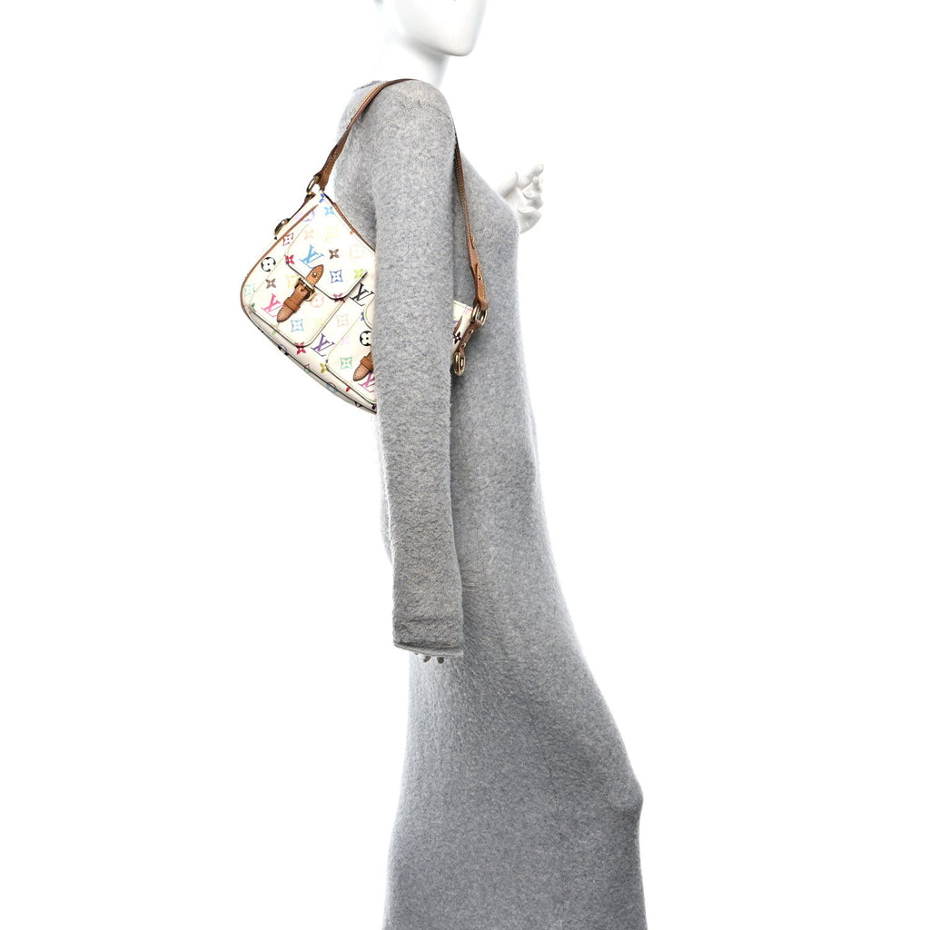 Louis Vuitton Monogram Multicolor Lodge PM White