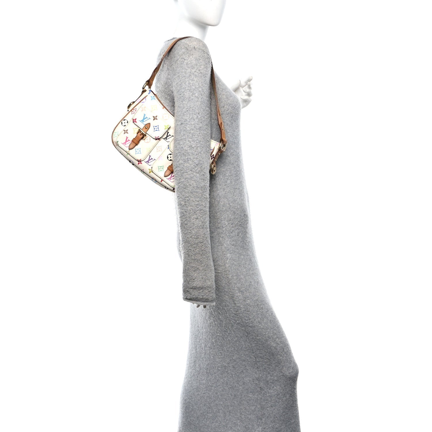 Louis Vuitton Monogram Multicolor Lodge PM White