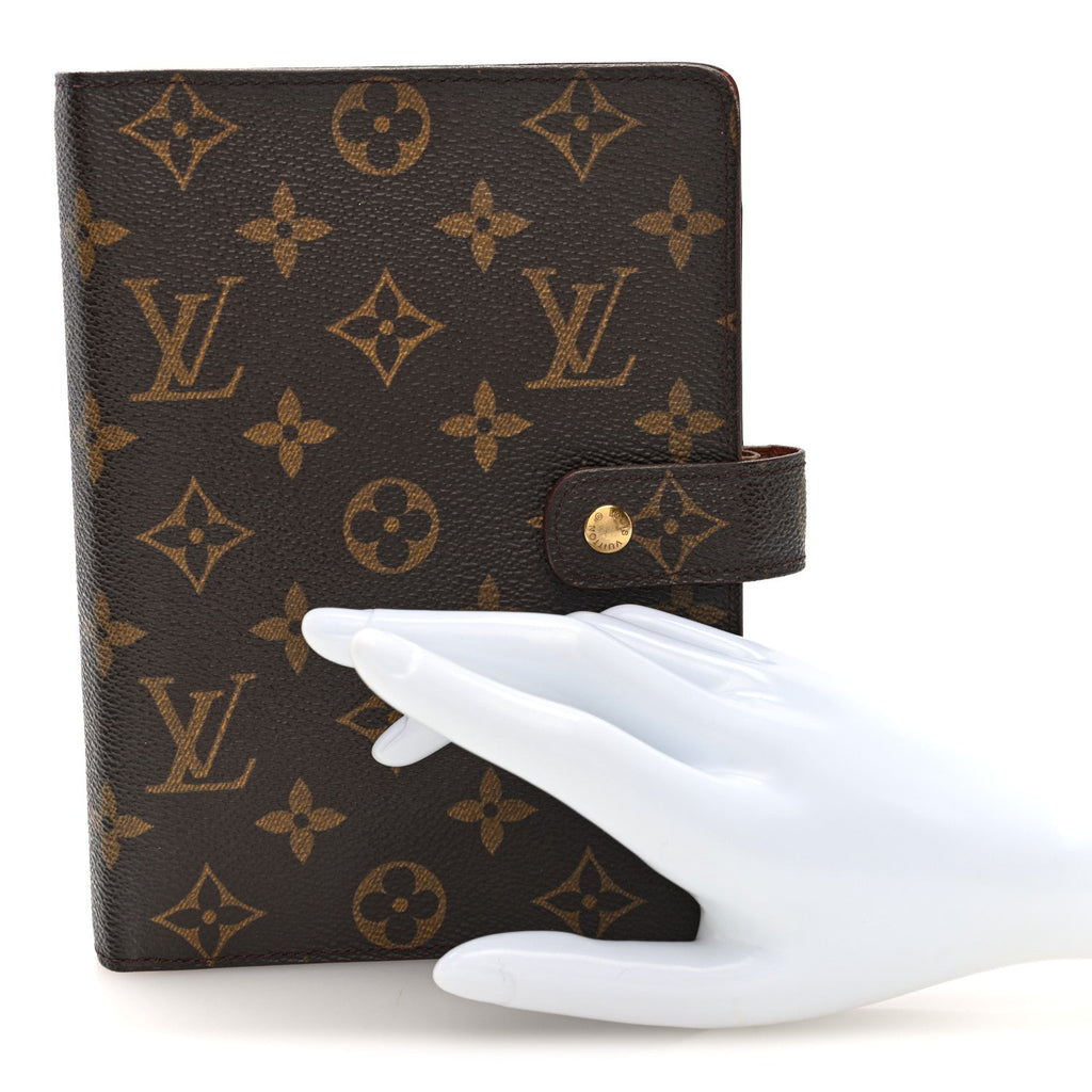 Louis Vuitton Monogram Medium Ring Agenda Cover