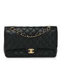 Chanel Caviar Quilted Medium Double Flap Black