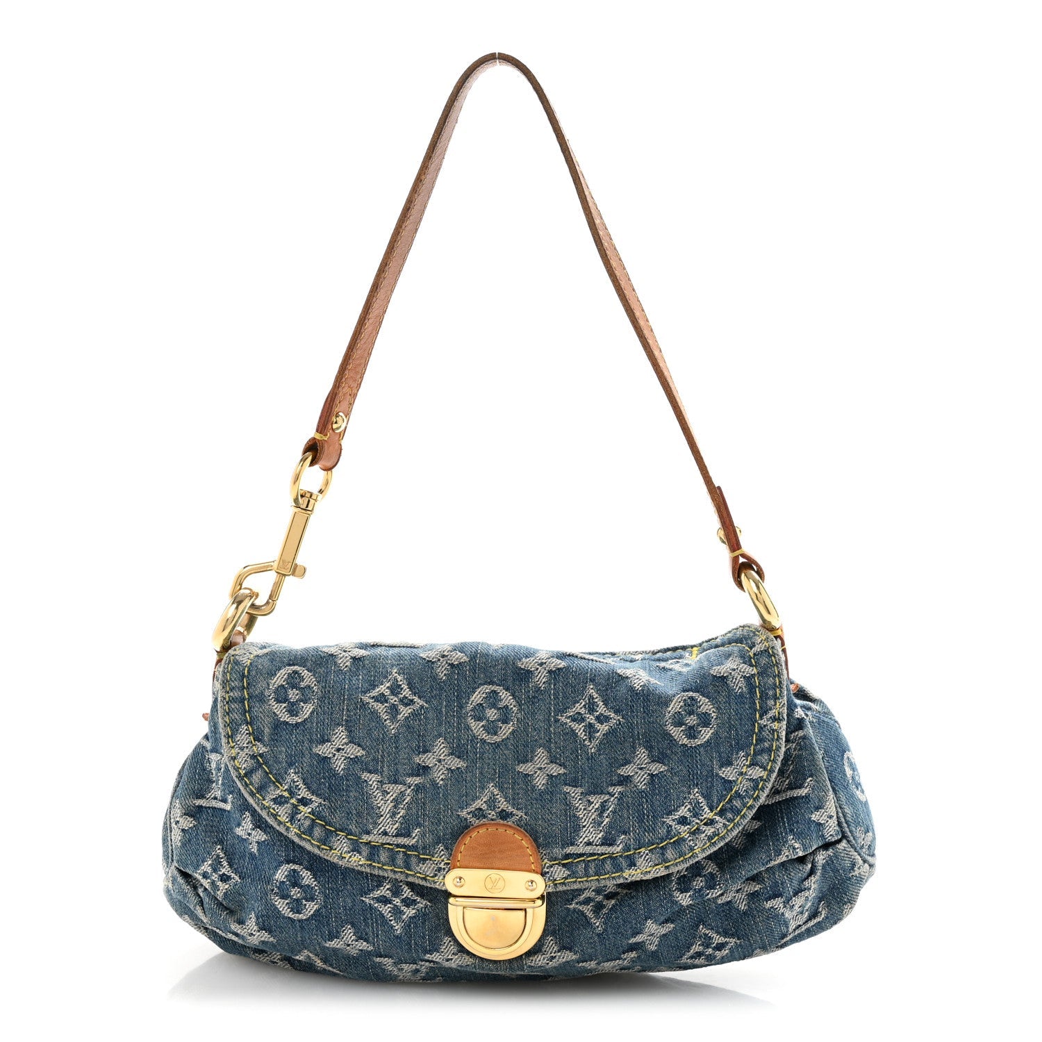 Louis Vuitton Monogram Denim Mini Pleaty Blue