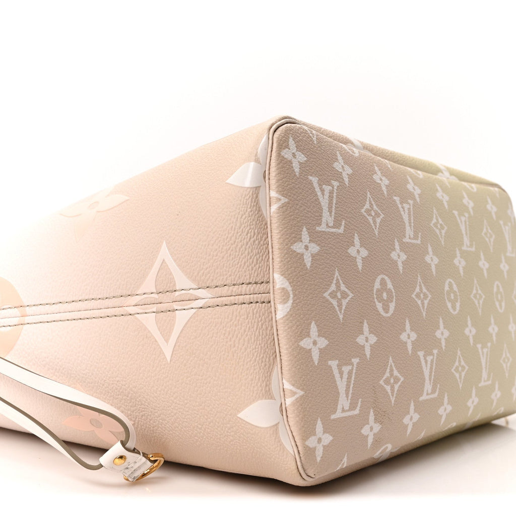Louis Vuitton Monogram Giant Spring In The City Neverfull MM Sunset Kaki