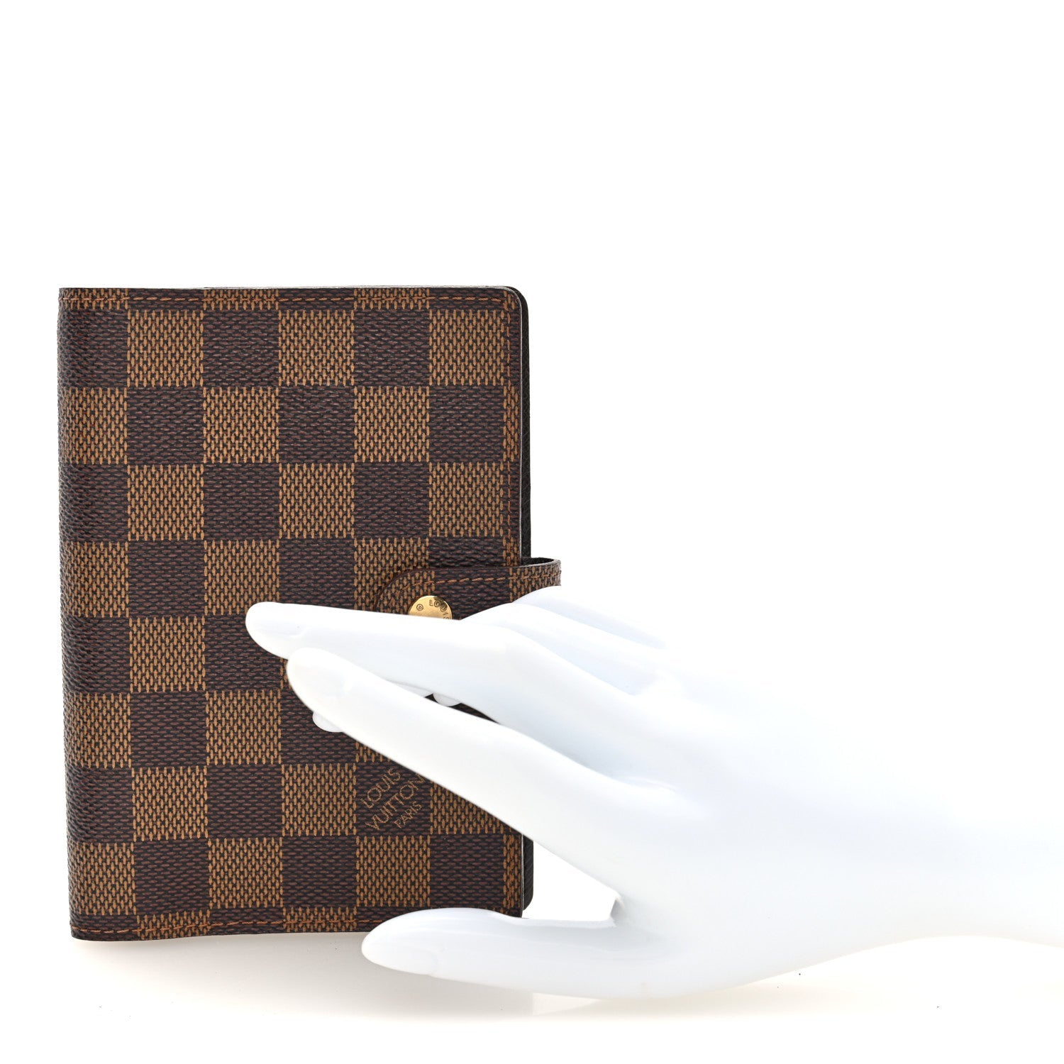 Louis Vuitton Damier Ebene Small Ring Agenda Cover