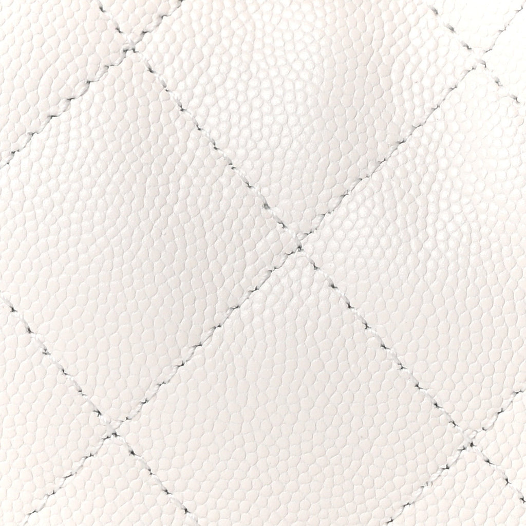 Chanel Caviar Quilted Mini Chanel 25 Handbag White
