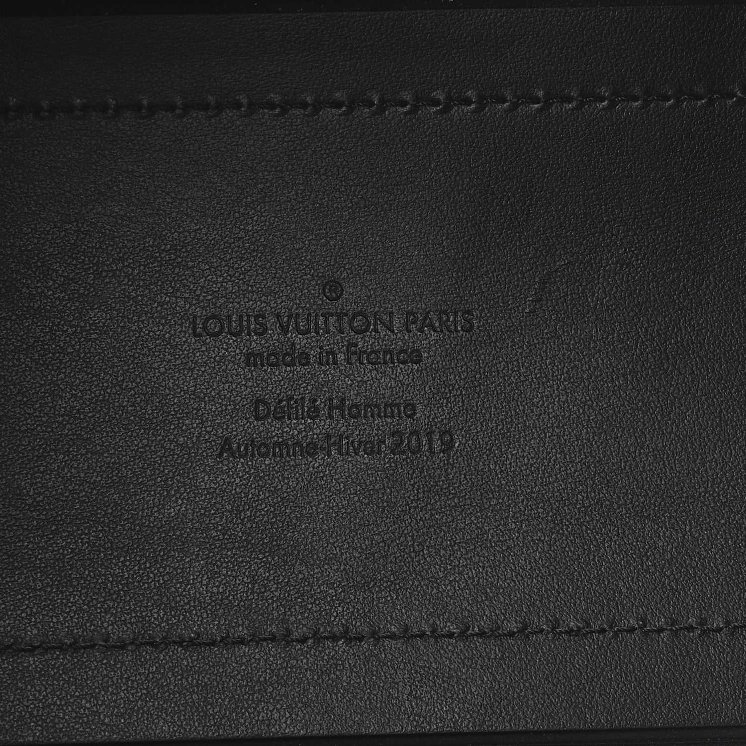 Louis Vuitton Monogram See Through Soft Trunk Black
