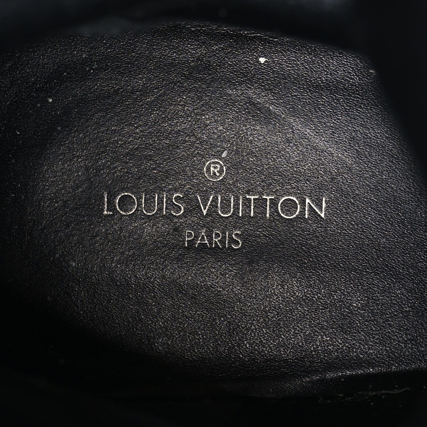Louis Vuitton Suede Crocodile Embossed Calfskin Monogram Laureate Platform Desert Boots 36 Black