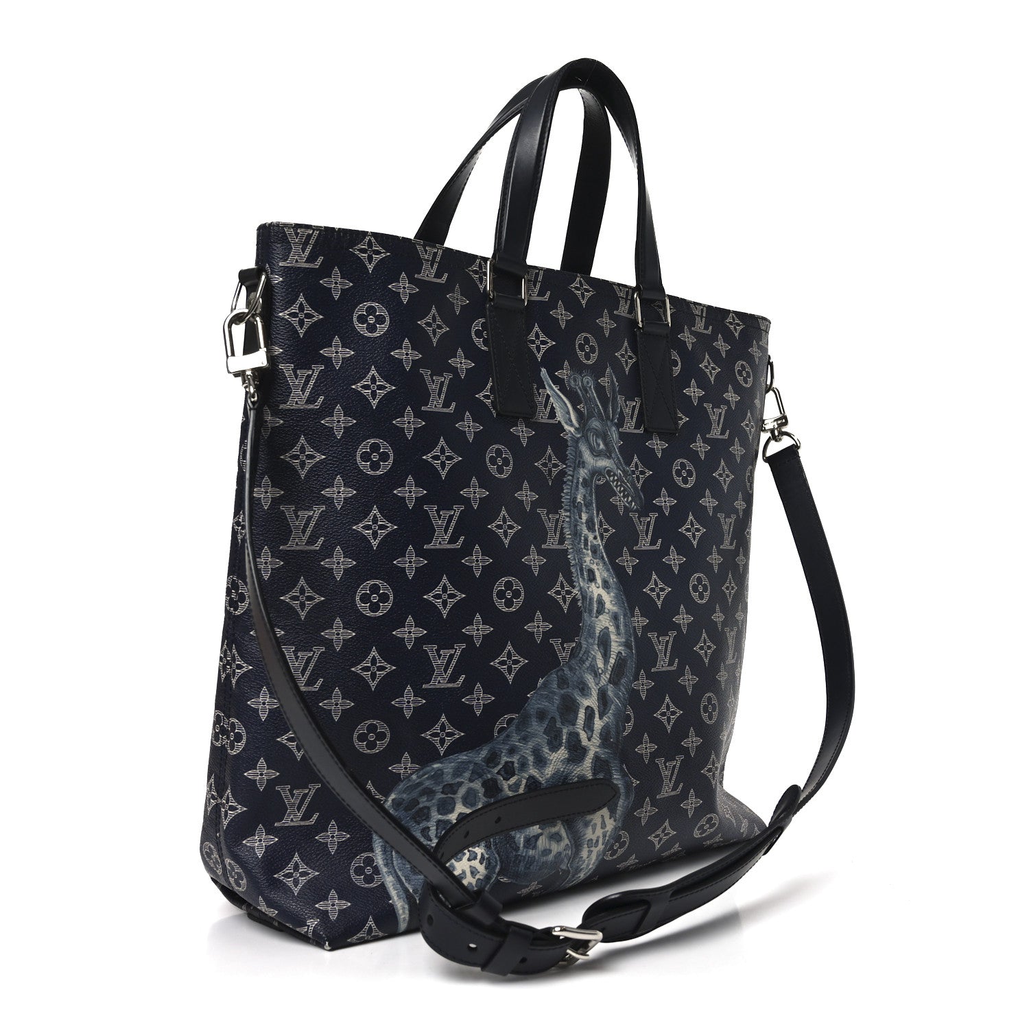 Louis Vuitton Savane Monogram Chapman Atlas Tote Ink