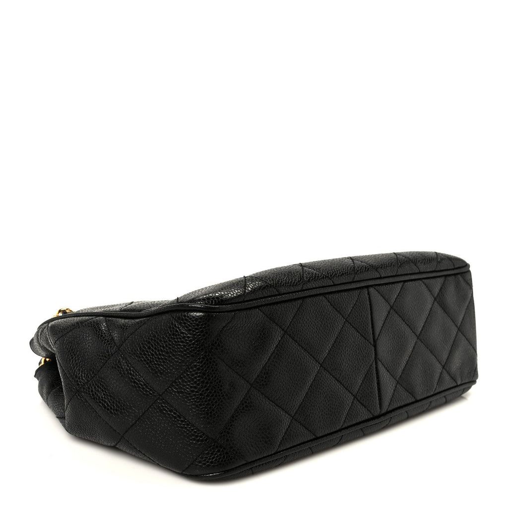 Chanel Caviar Quilted Shoulder Bag Black