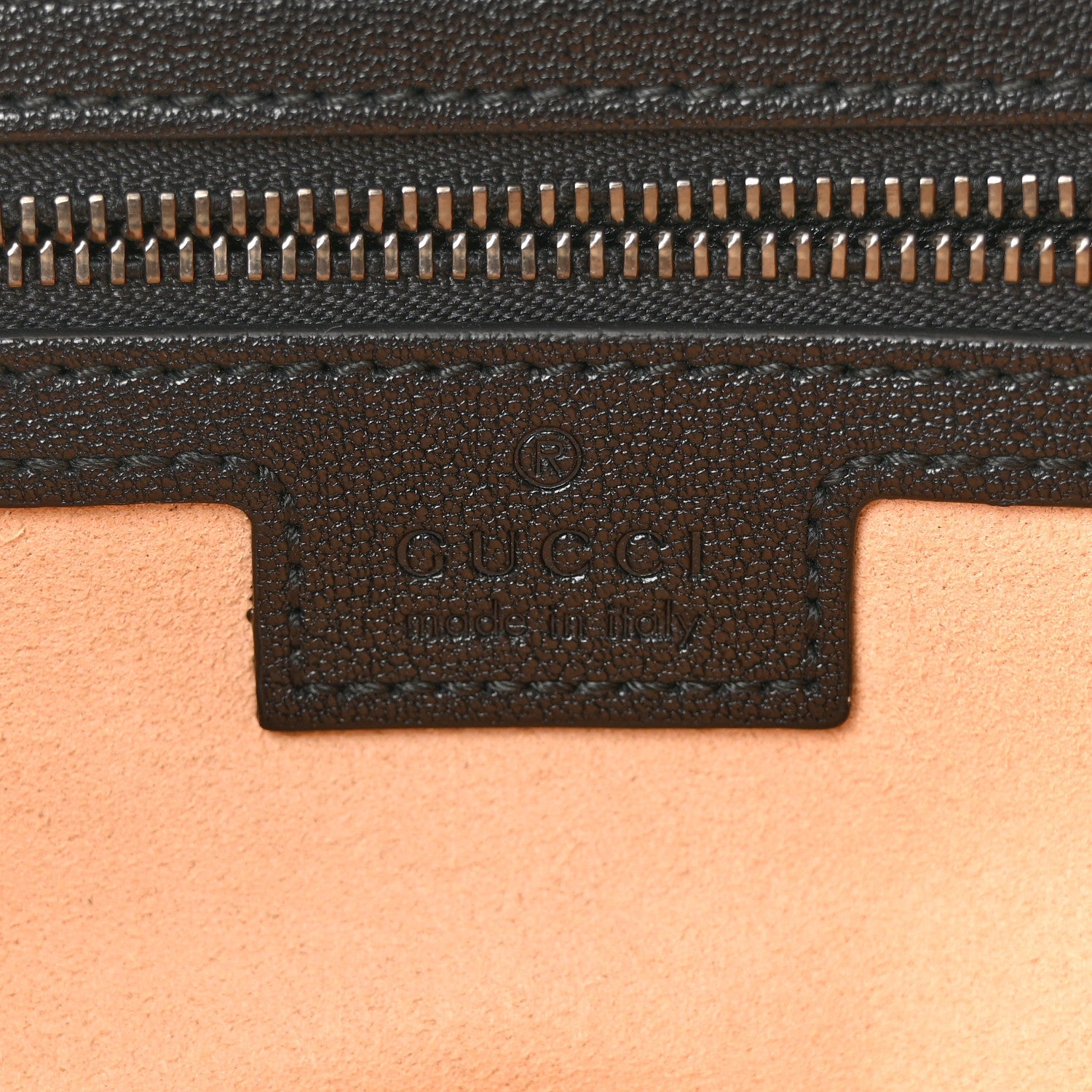 Gucci Goatskin Small GG Monochrome Aphrodite Shoulder Bag Black