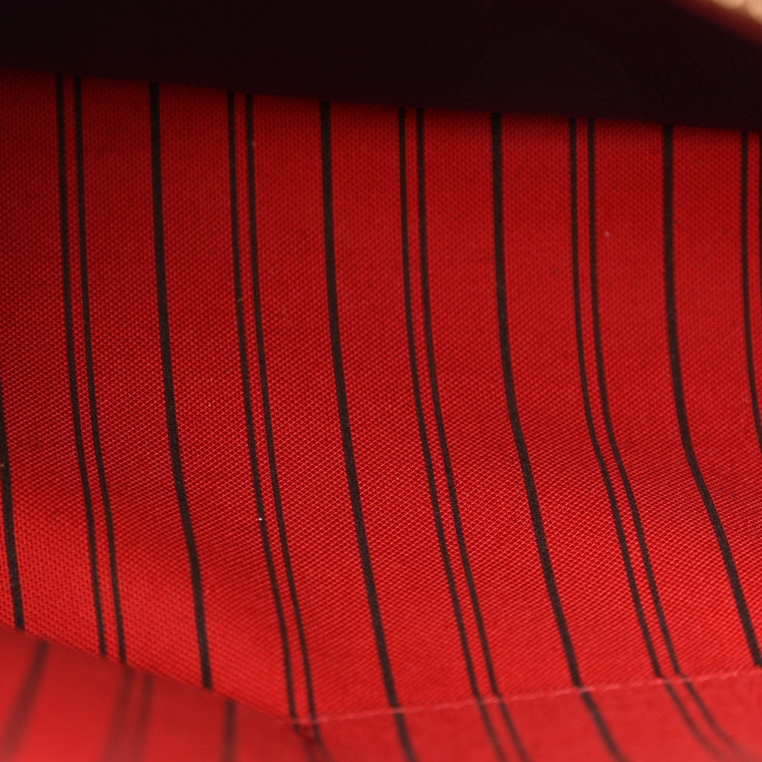 Louis Vuitton Empreinte Montaigne MM Marine Rouge