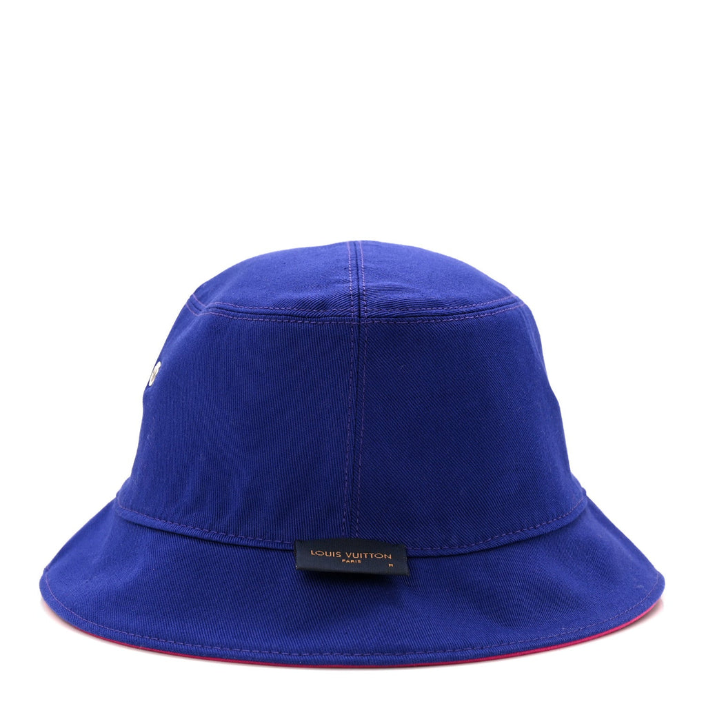 Louis Vuitton Monogram Illusion Reversible Bucket Hat M Pink Purple