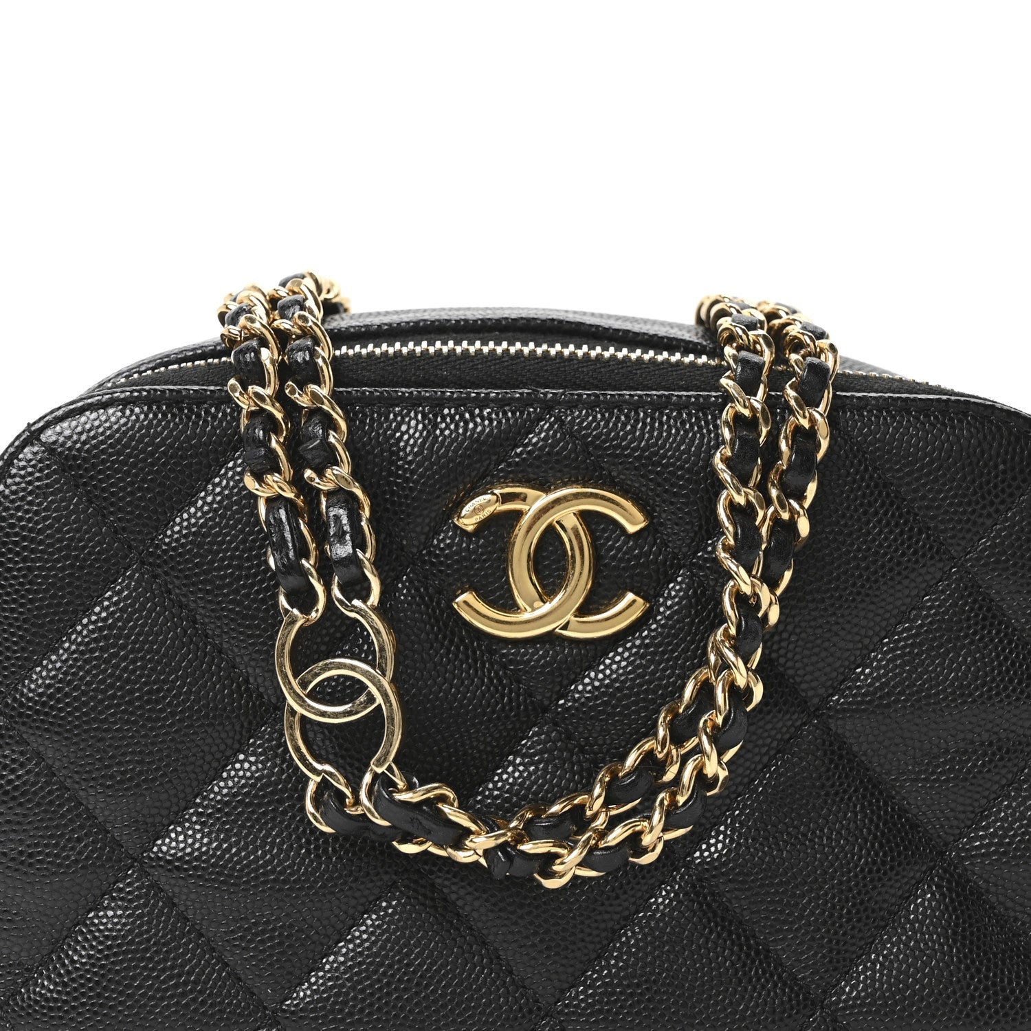Chanel Caviar Quilted Mini CC You Camera Case Black
