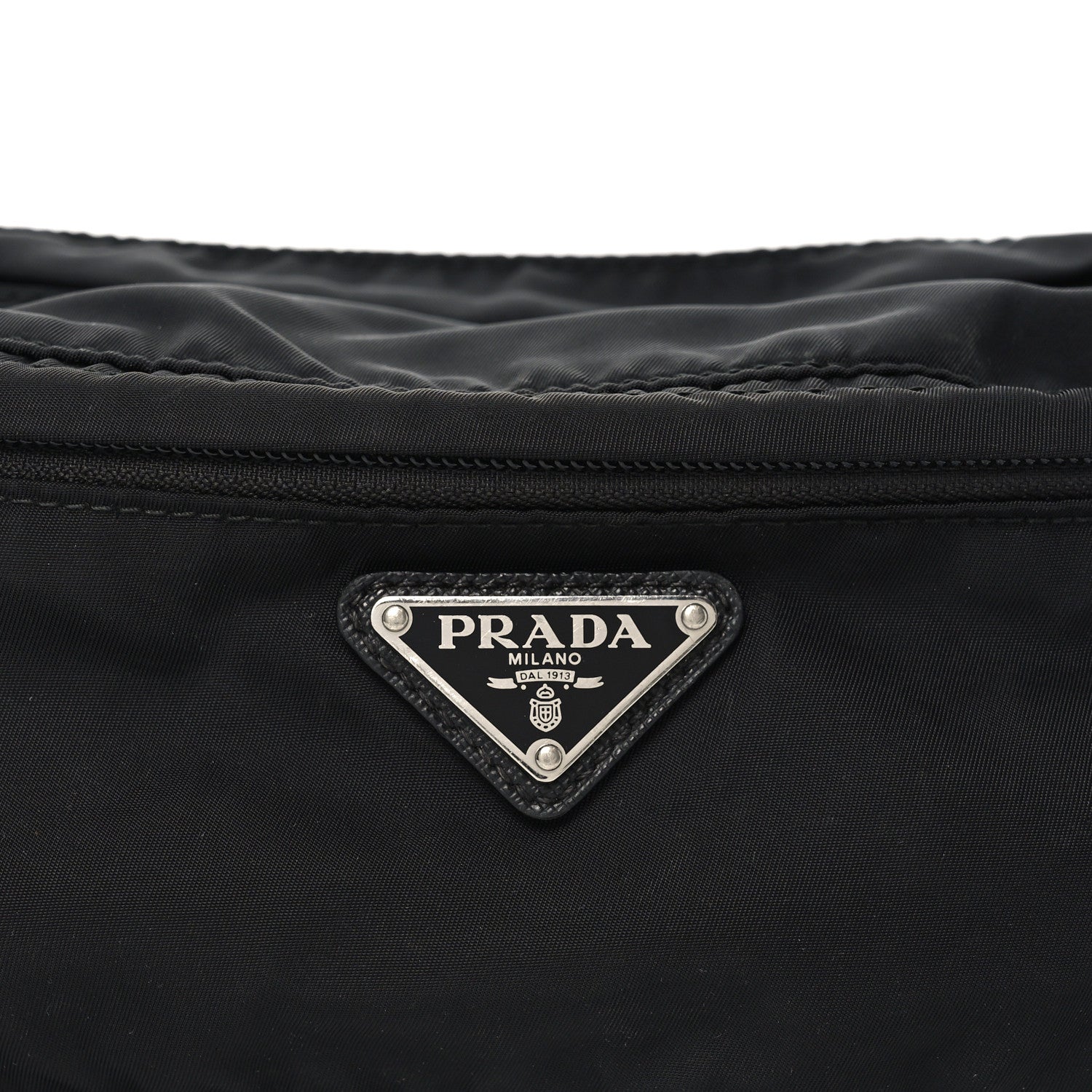 Prada Tessuto Nylon Belt Bag Black