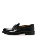 Gucci Millennial Ribot Mens Horsebit Loafers 9.5 Black