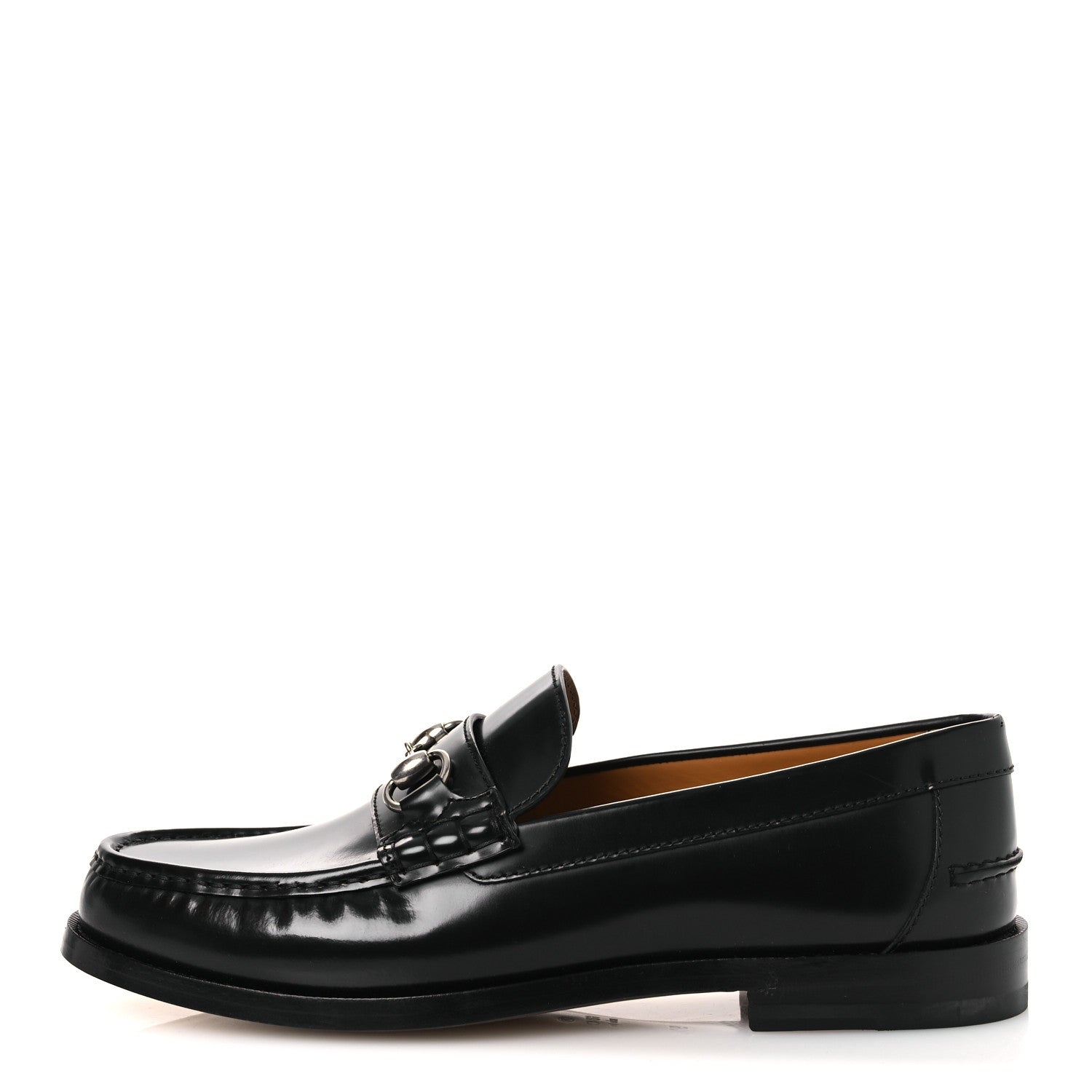 Gucci Millennial Ribot Mens Horsebit Loafers 9.5 Black