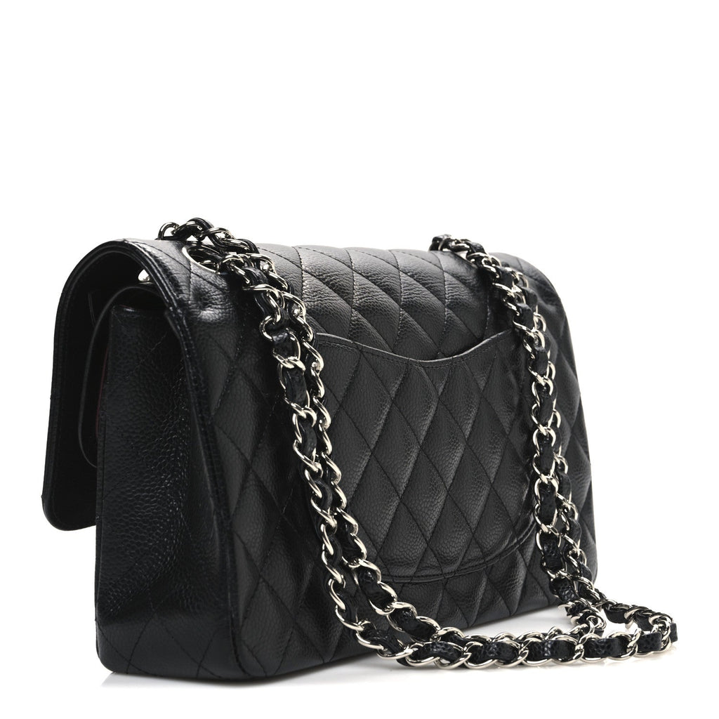 Chanel Caviar Quilted Medium Double Flap Black