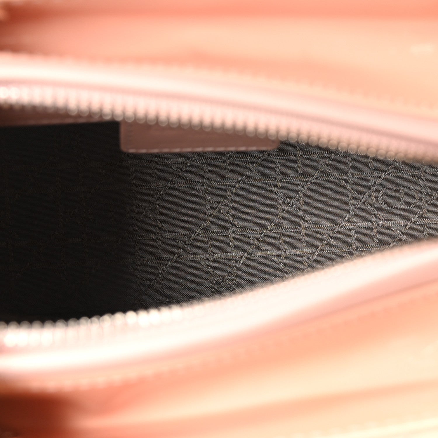 Christian Dior Patent Cannage Medium Lady Dior Light Pink