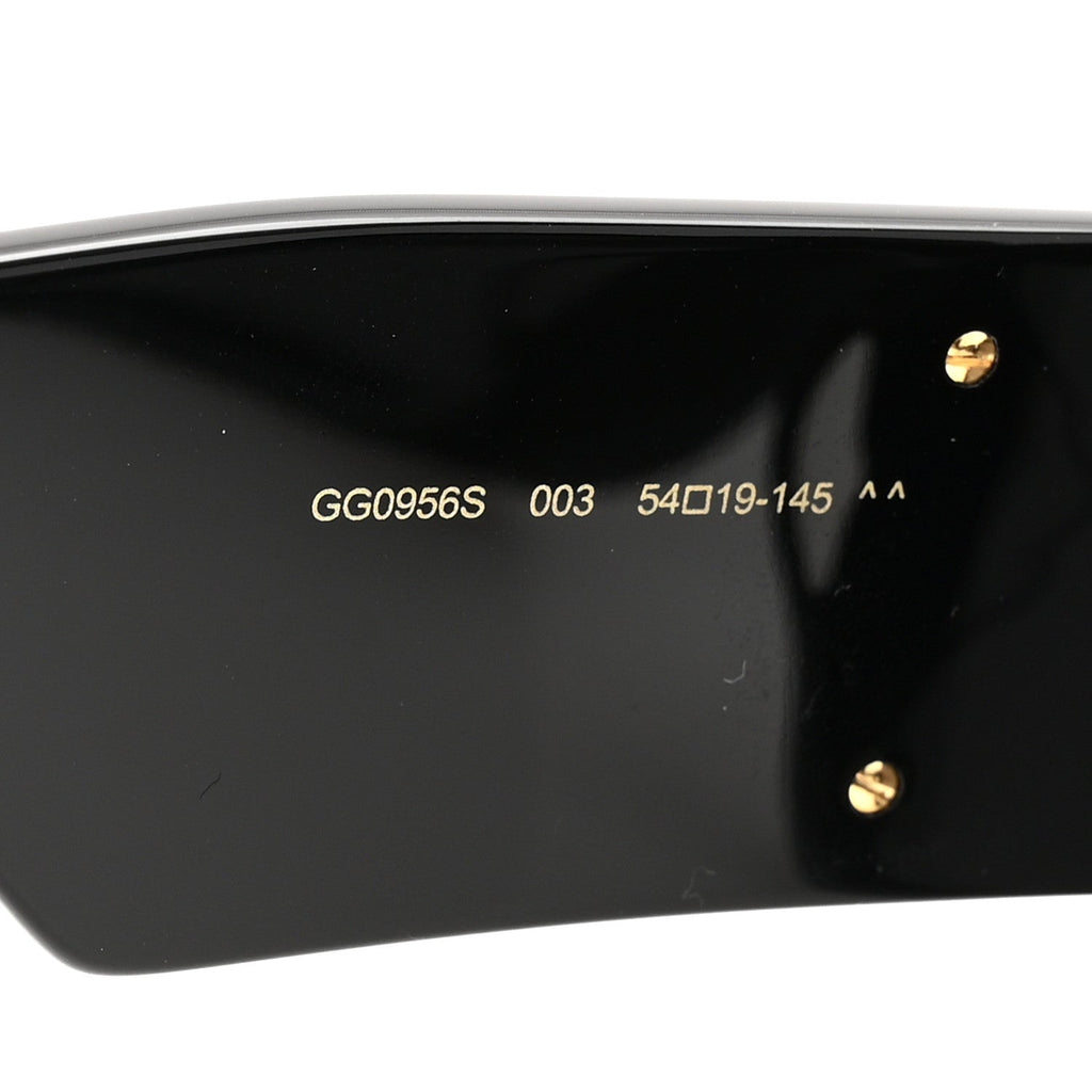 Gucci Acetate Square Frame Sunglasses GG0956S Black