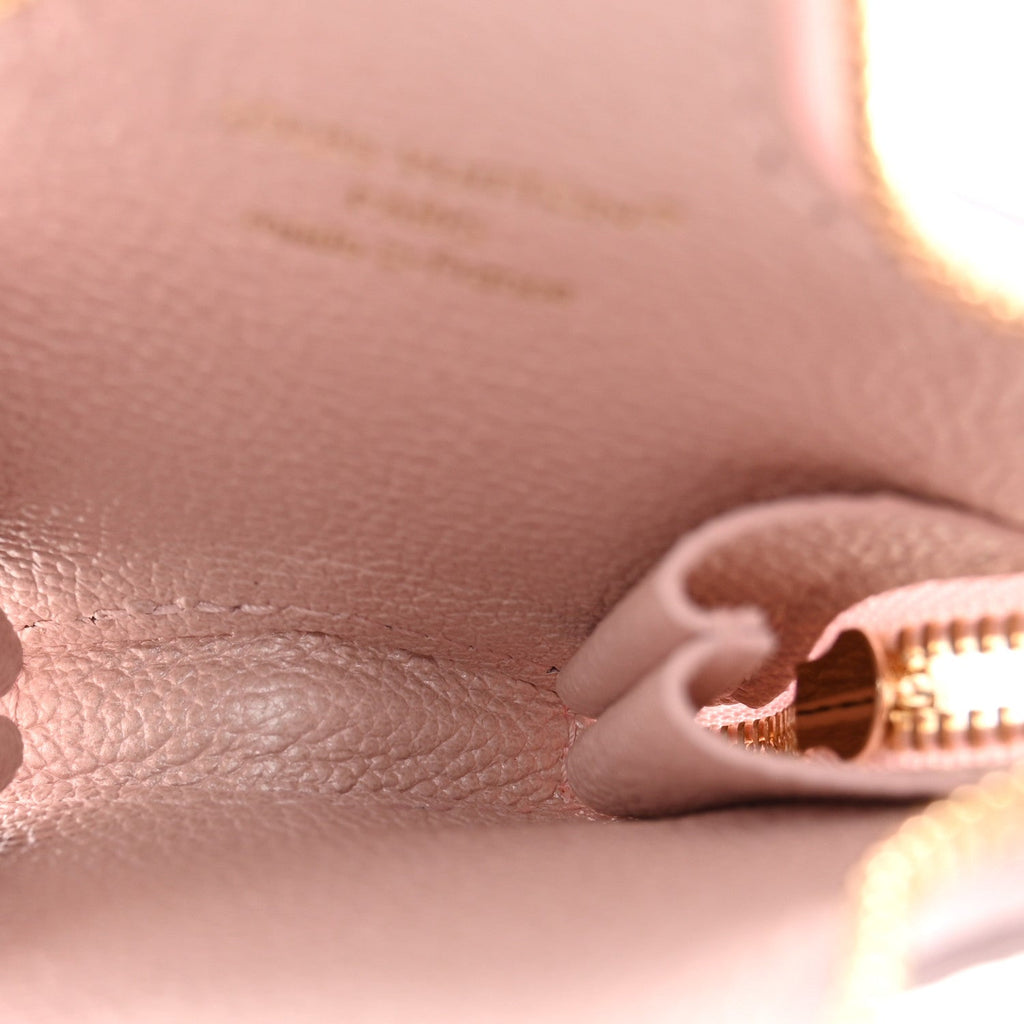 Louis Vuitton Empreinte Monogram Spark Coin Purse Snowy Pearl