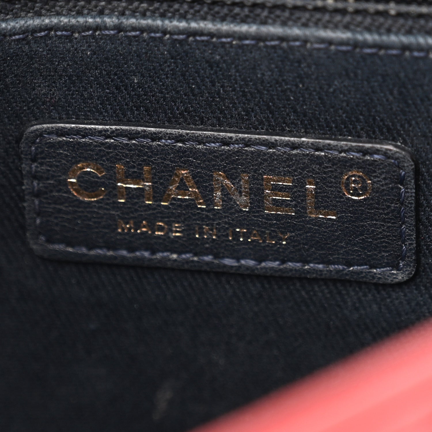 Chanel Lambskin Chevron Quilted Small Pyramid CC Flap Red