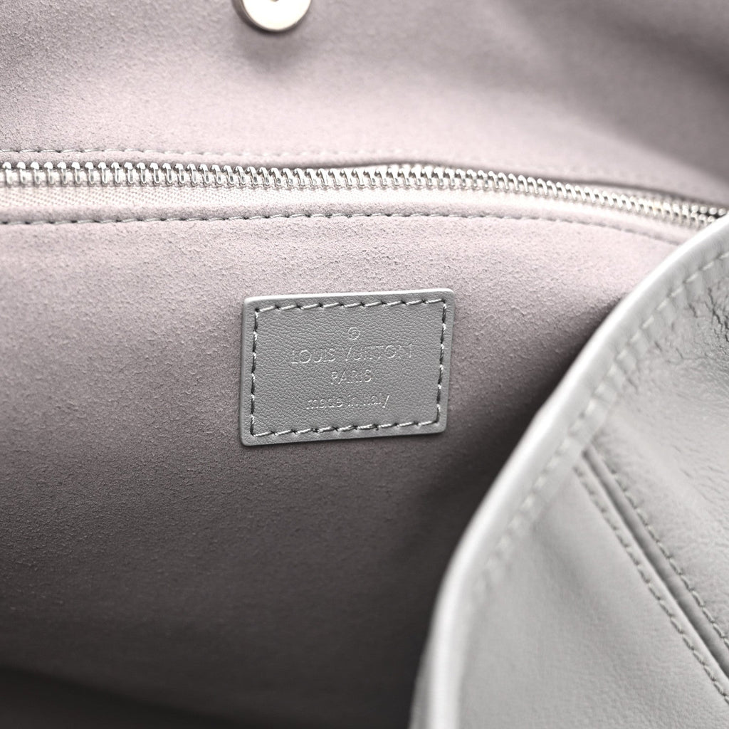 Louis Vuitton Lambskin Carryall MM Trianon Gray