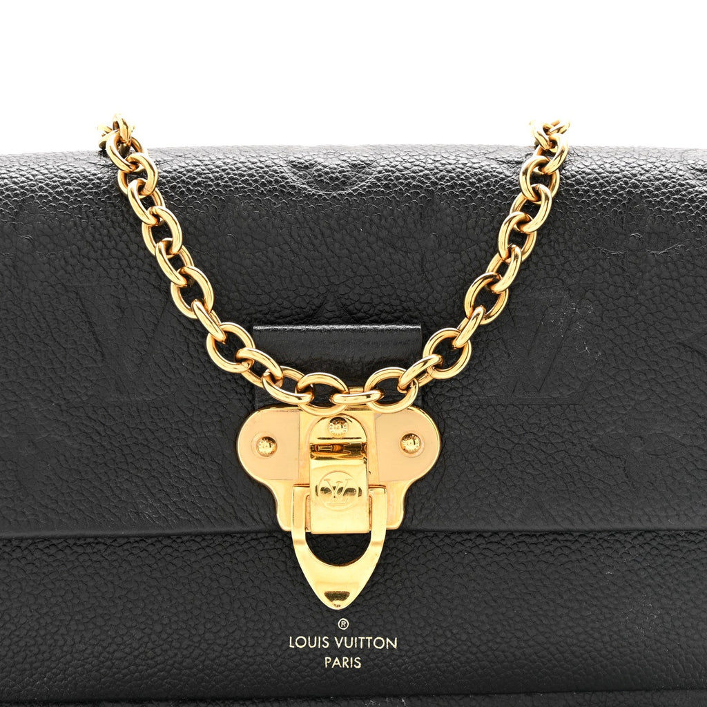 Louis Vuitton Empreinte Vavin Chain Wallet Black