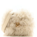 Chanel Fantasy Fur CC Mini Flap Bag White