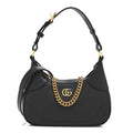 Gucci Goatskin Small Aphrodite Shoulder Bag Black
