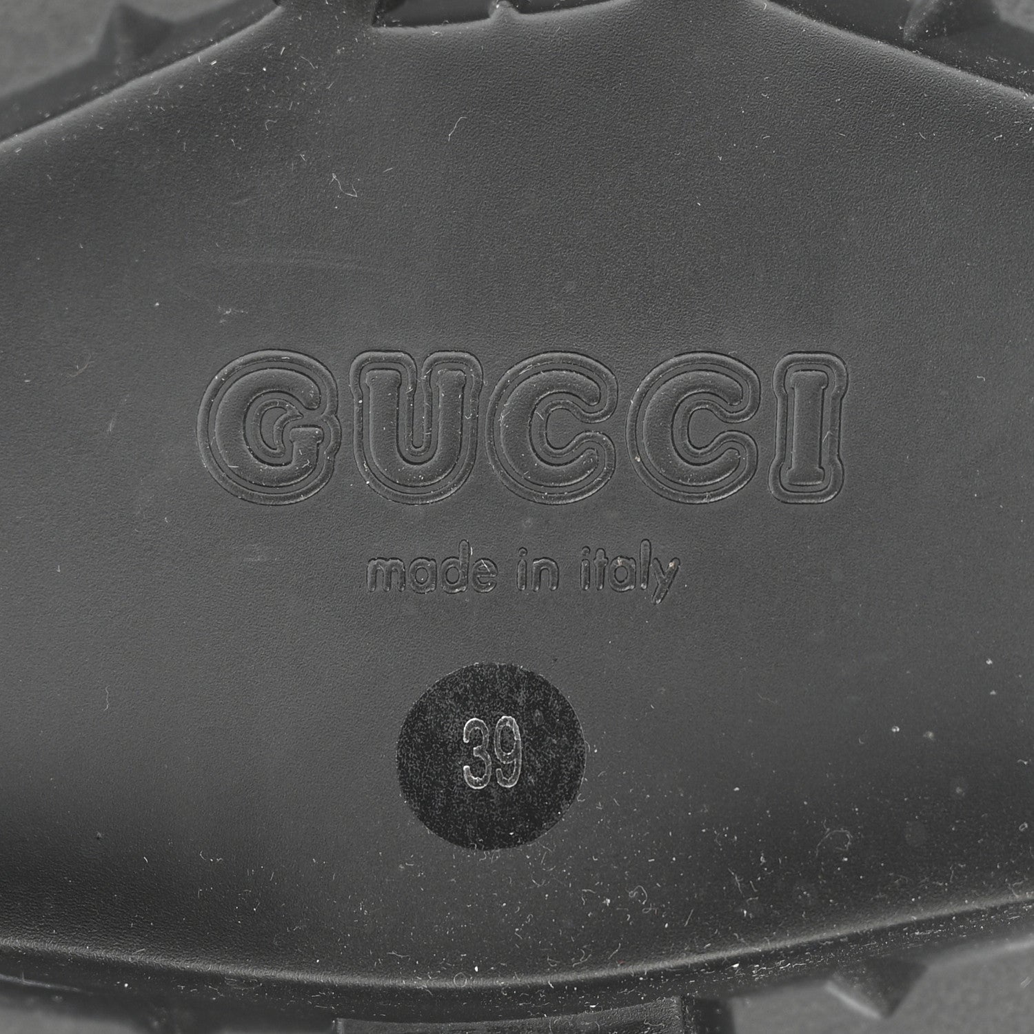 Gucci Canvas Calfskin GG Supreme Ankle Boots 39 Black