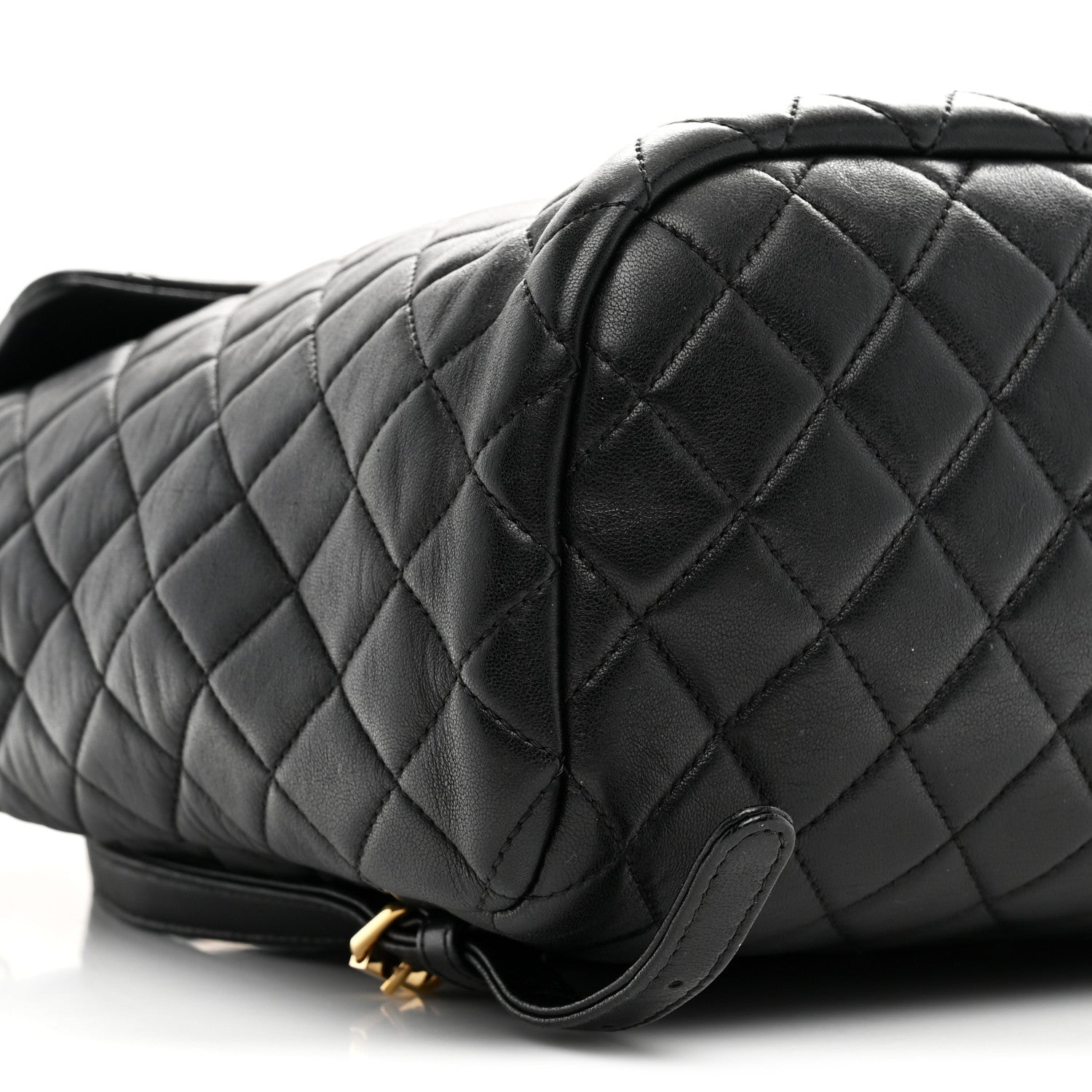 Chanel Lambskin Quilted Large Urban Spirit Backpack Black
