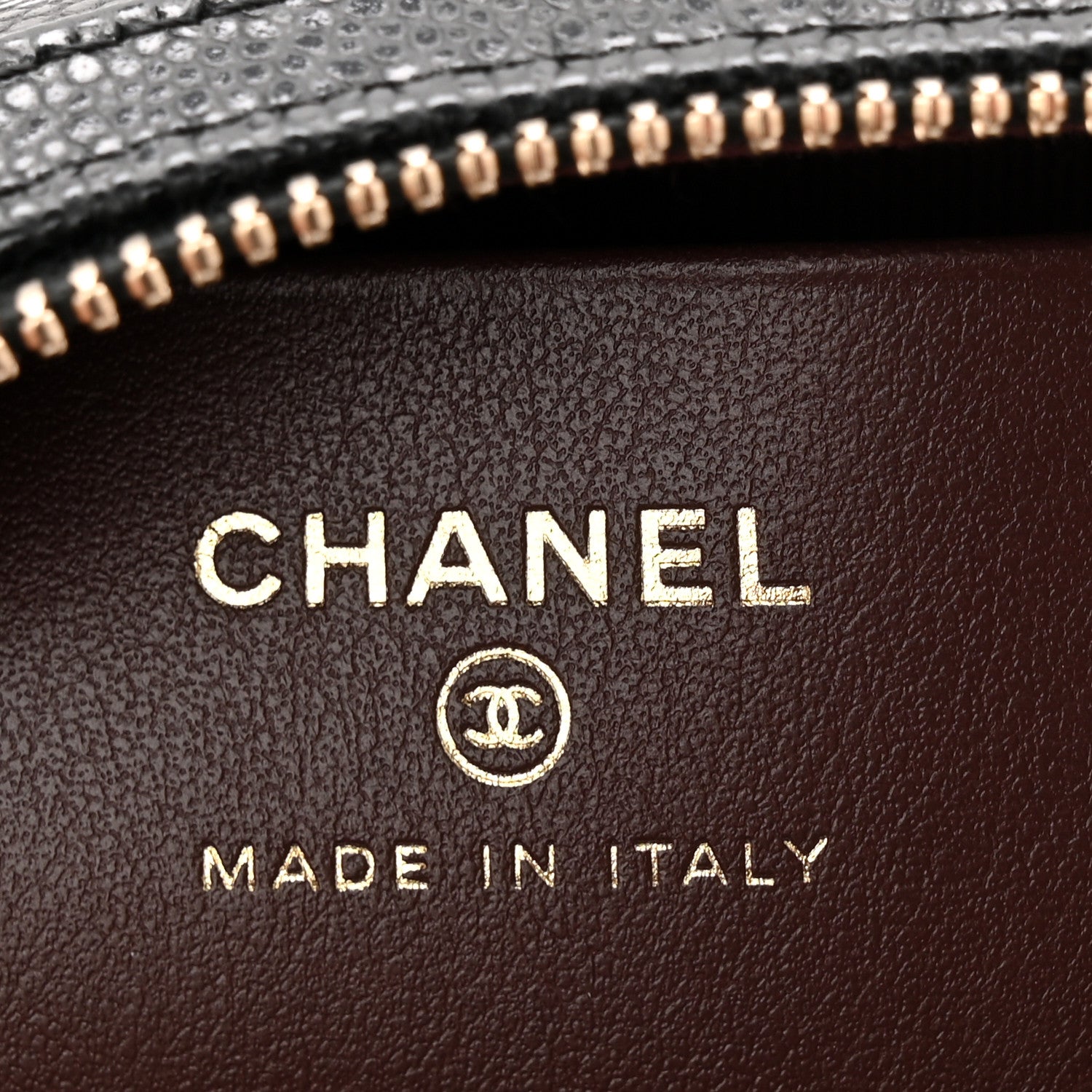 Chanel Caviar Quilted Barrel Clutch With Chain Black