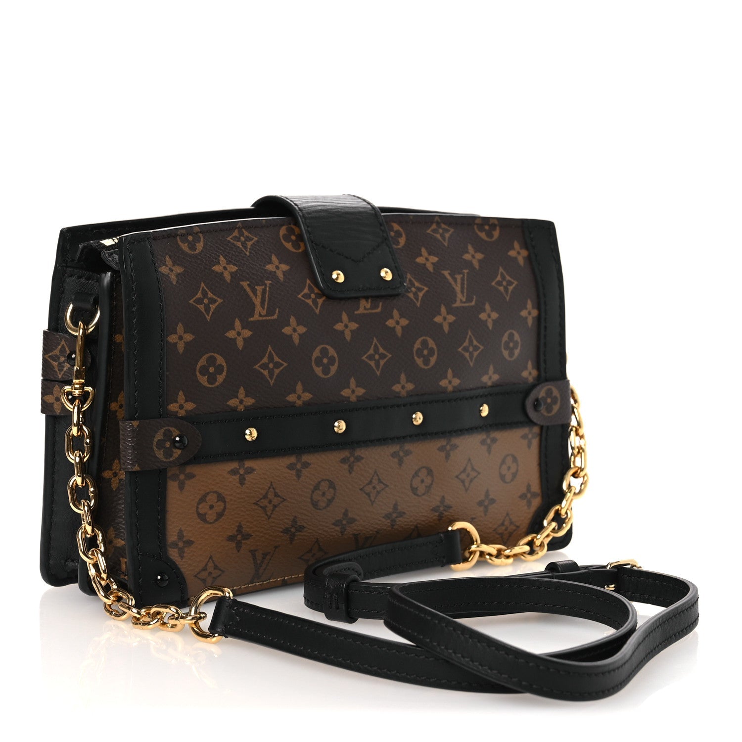 Louis Vuitton Reverse Monogram Trunk Clutch