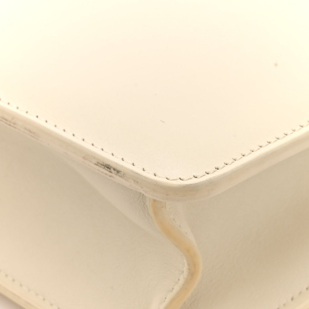 Christian Dior Box Calfskin 30 Montaigne Flap Bag Latte